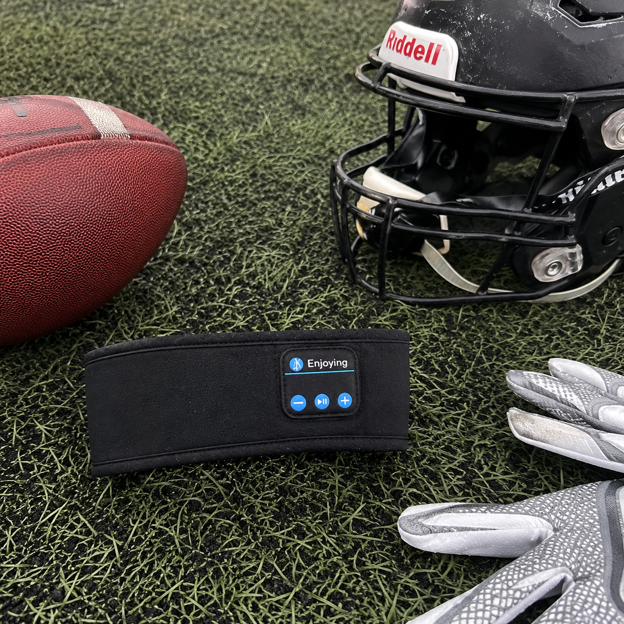 Football Headband Headphones — Fits Inside Your Helmet